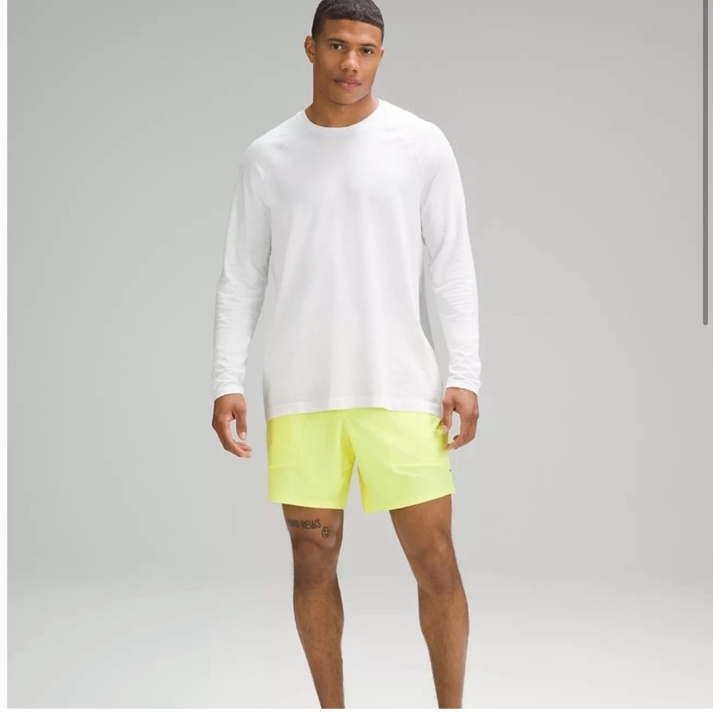 Lululemon Men’s License To Train 7” Shorts FADED ZAP *RARE* Bright Sz Small NWT - Picture 3 of 8
